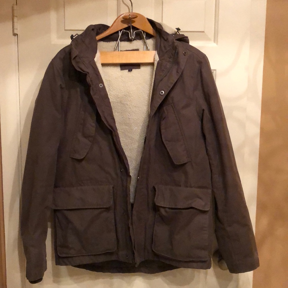 Green Gap lambs wool field jacket